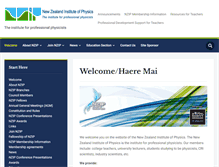 Tablet Screenshot of nzip.org.nz